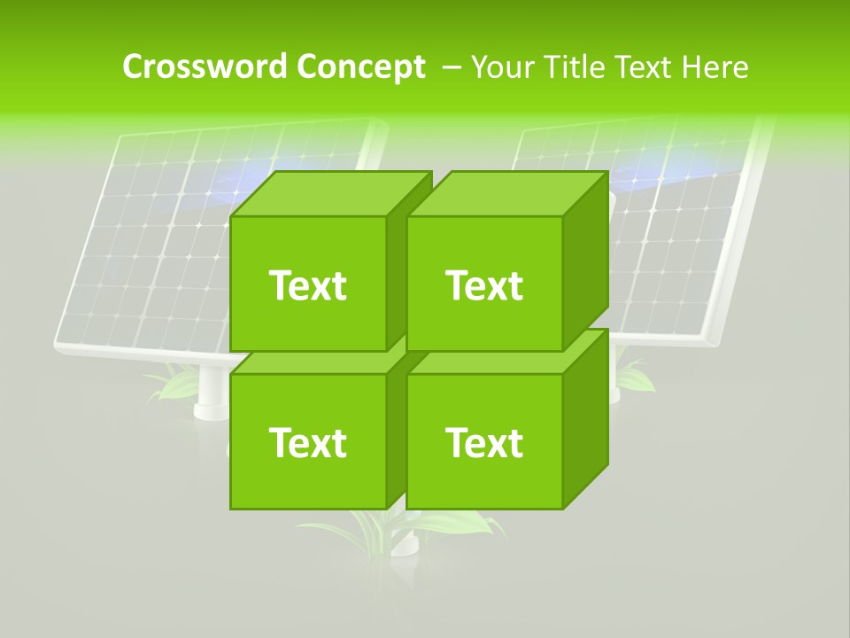 Leaf Solar Volt PowerPoint Template