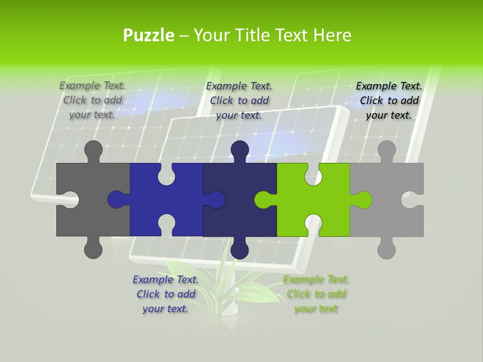 Leaf Solar Volt PowerPoint Template