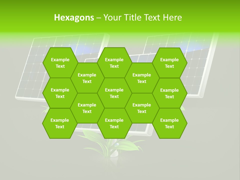 Leaf Solar Volt PowerPoint Template