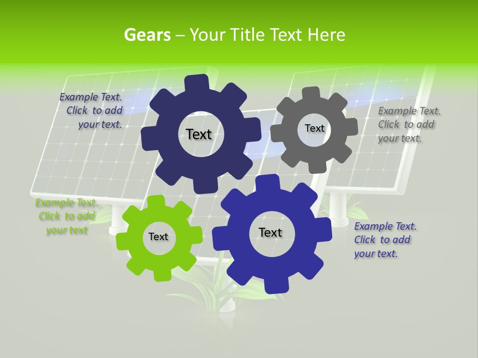 Leaf Solar Volt PowerPoint Template