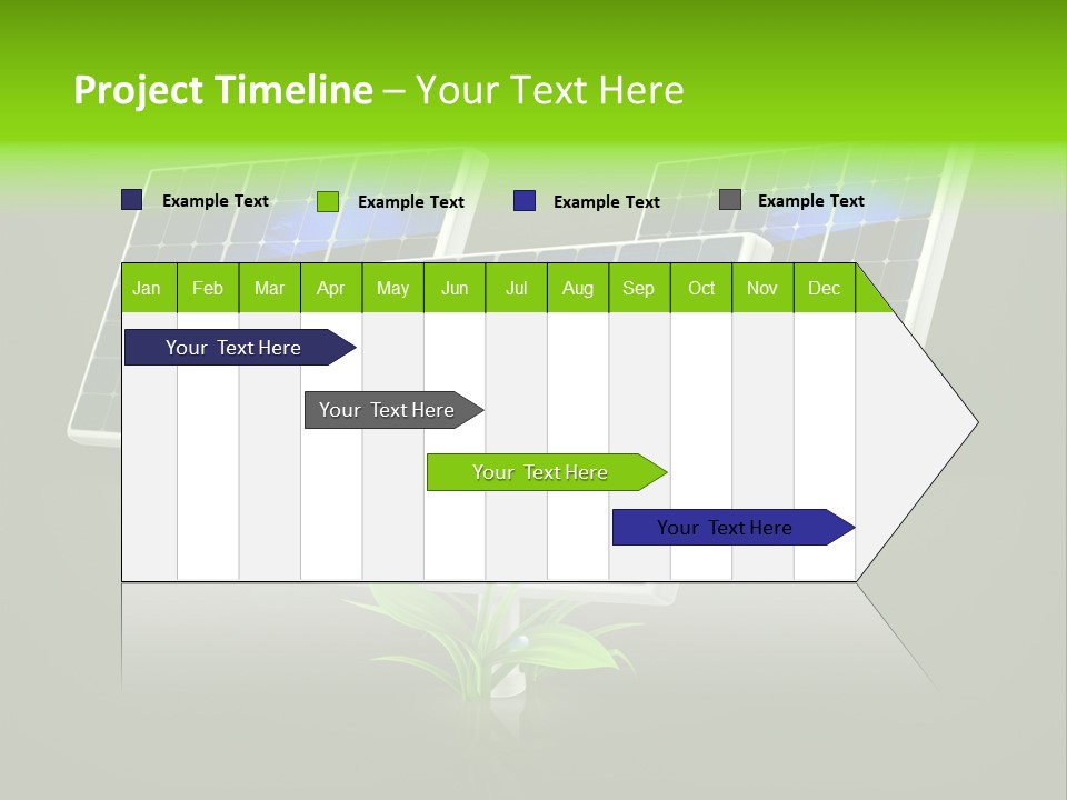 Leaf Solar Volt PowerPoint Template