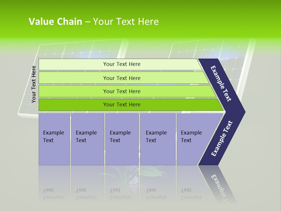 Leaf Solar Volt PowerPoint Template