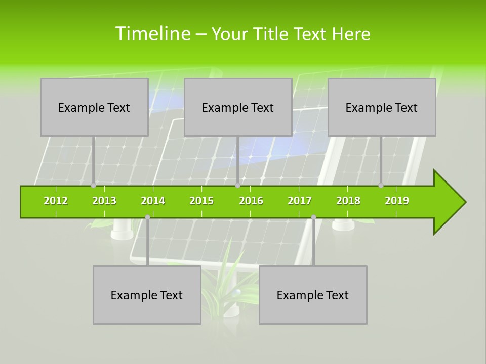 Leaf Solar Volt PowerPoint Template
