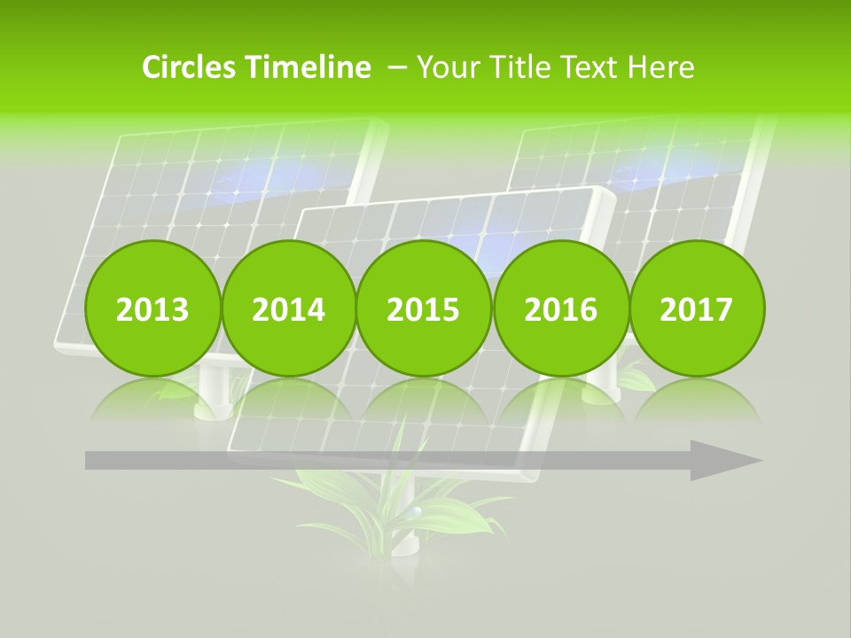 Leaf Solar Volt PowerPoint Template