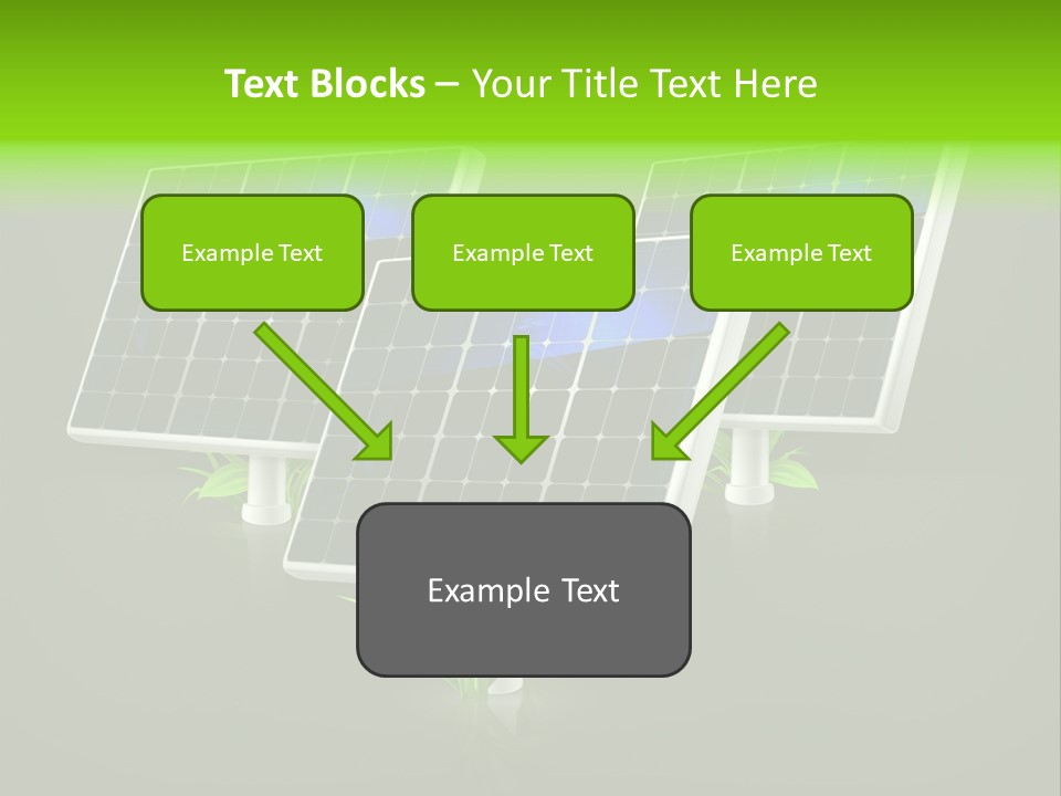 Leaf Solar Volt PowerPoint Template