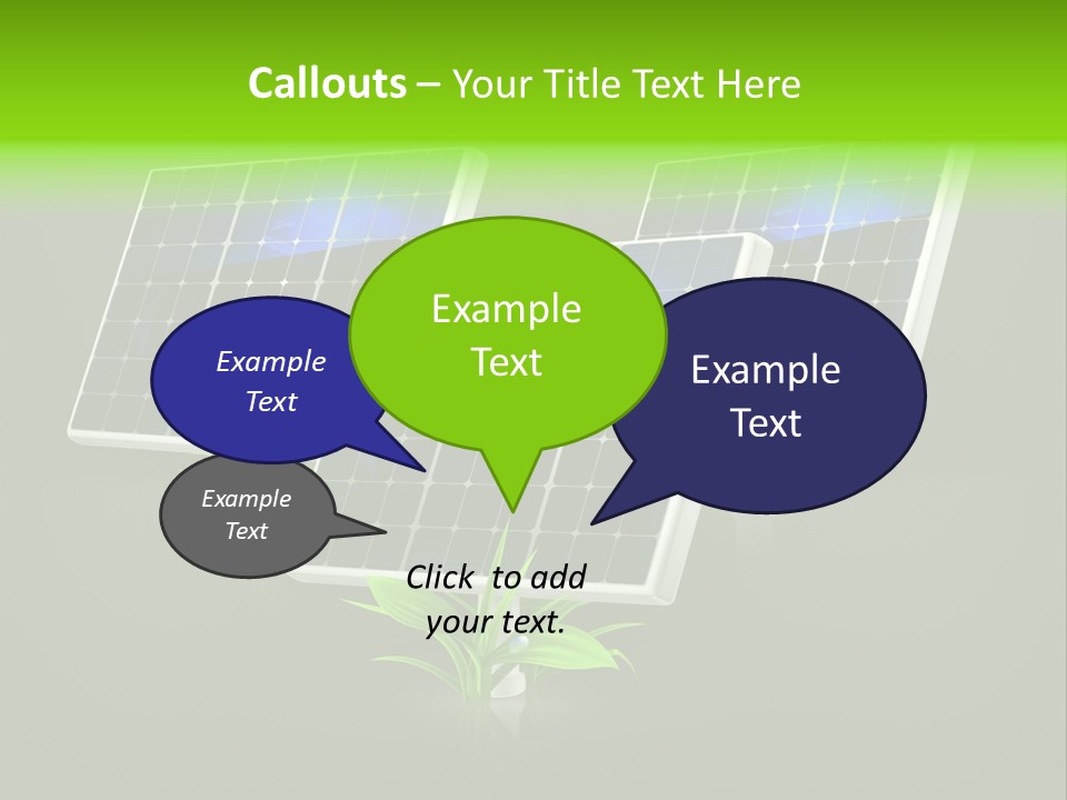 Leaf Solar Volt PowerPoint Template