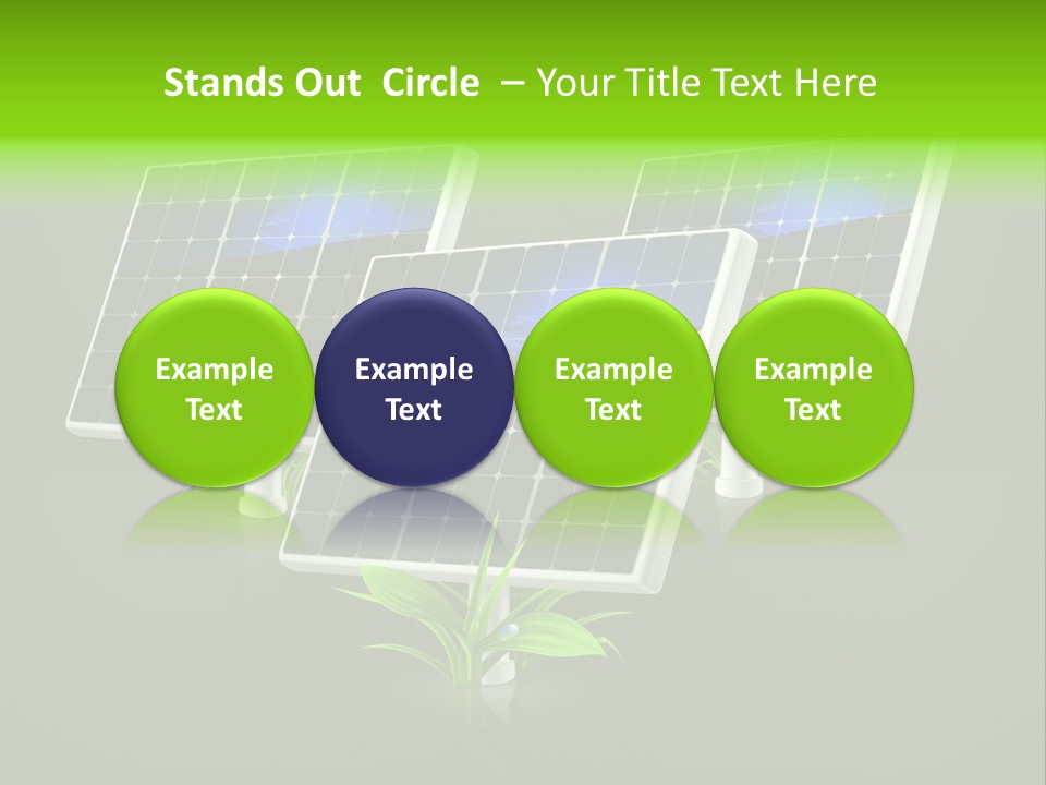 Leaf Solar Volt PowerPoint Template