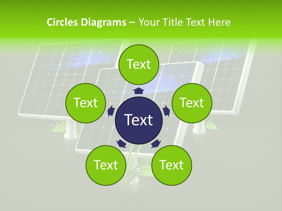 Leaf Solar Volt PowerPoint Template
