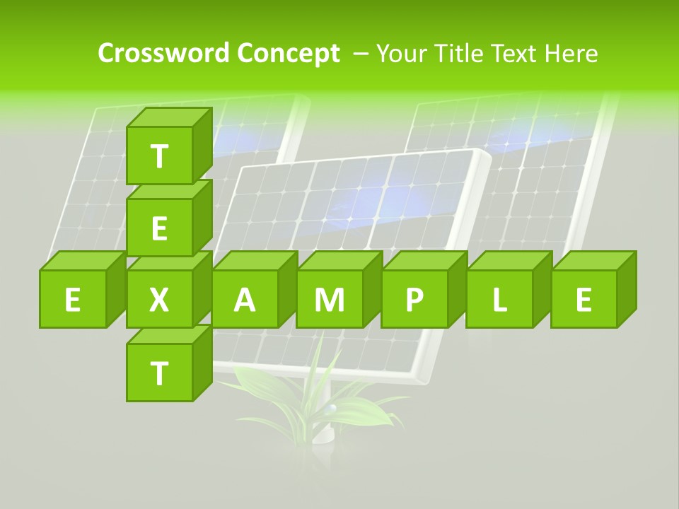 Leaf Solar Volt PowerPoint Template
