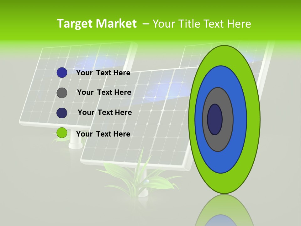 Leaf Solar Volt PowerPoint Template