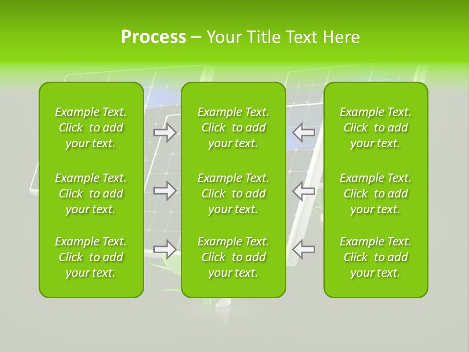 Leaf Solar Volt PowerPoint Template