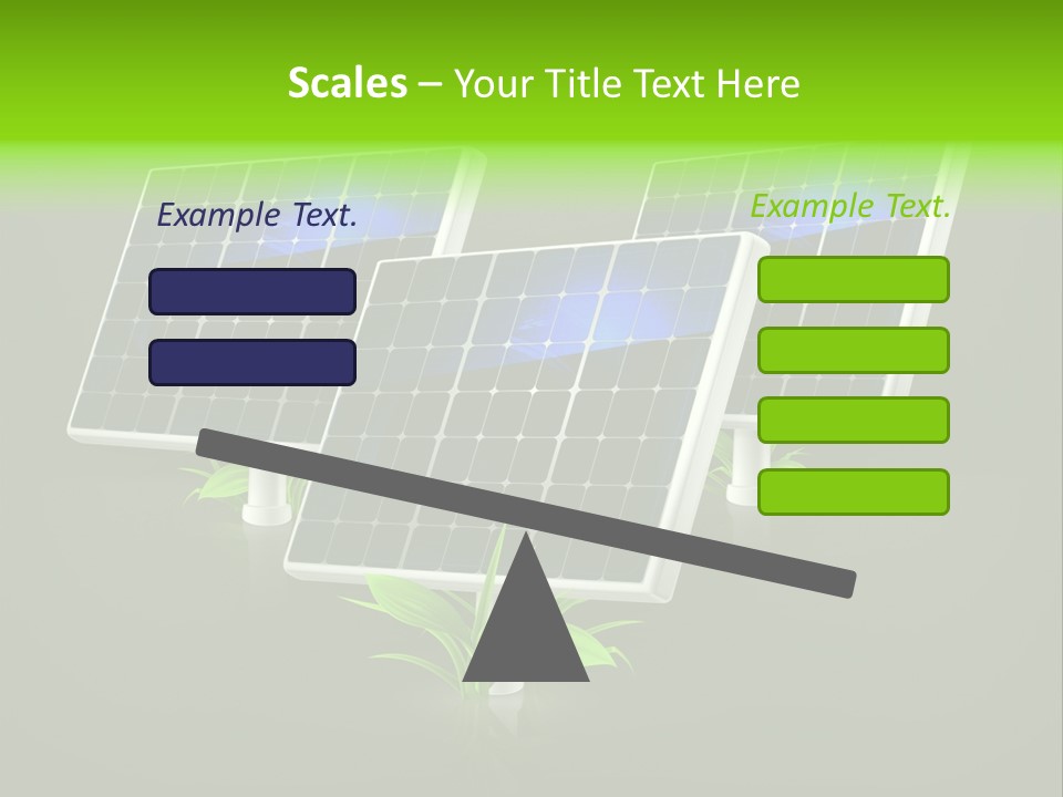 Leaf Solar Volt PowerPoint Template