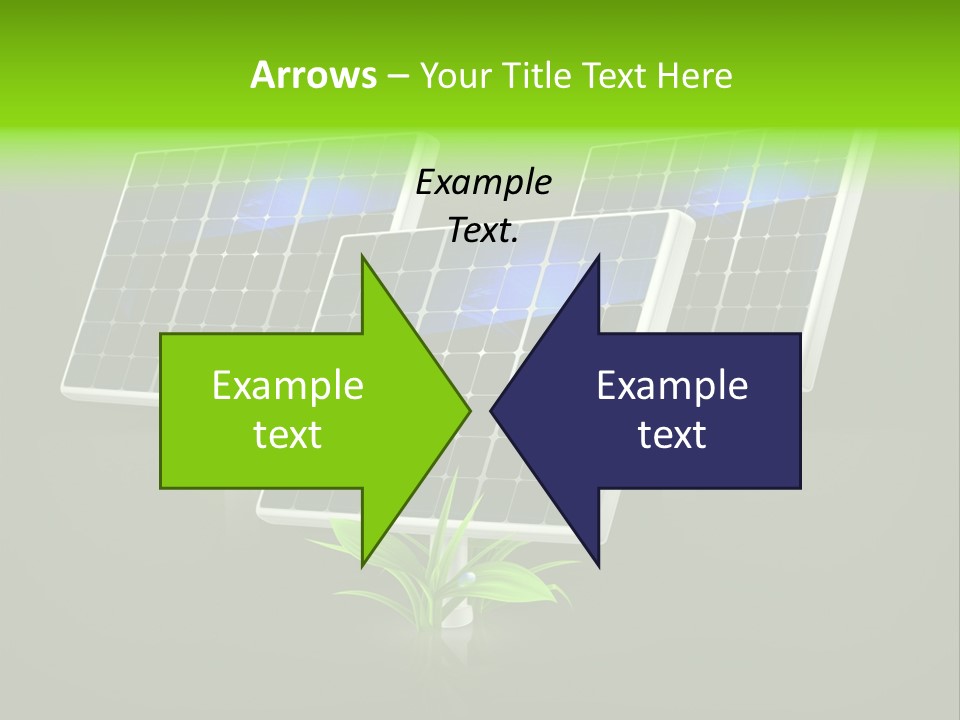 Leaf Solar Volt PowerPoint Template