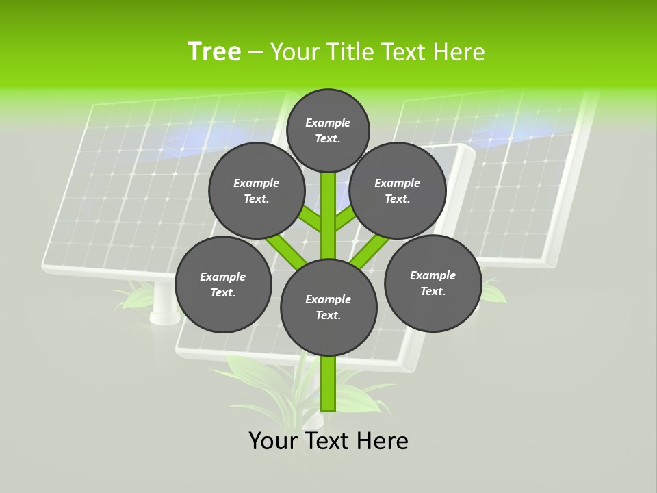 Leaf Solar Volt PowerPoint Template