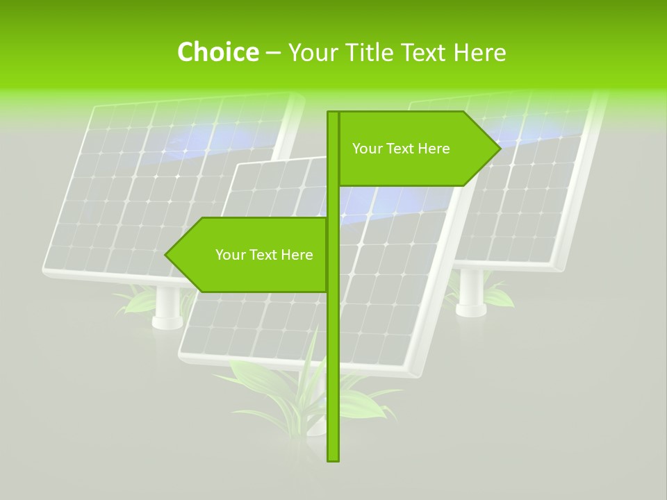Leaf Solar Volt PowerPoint Template