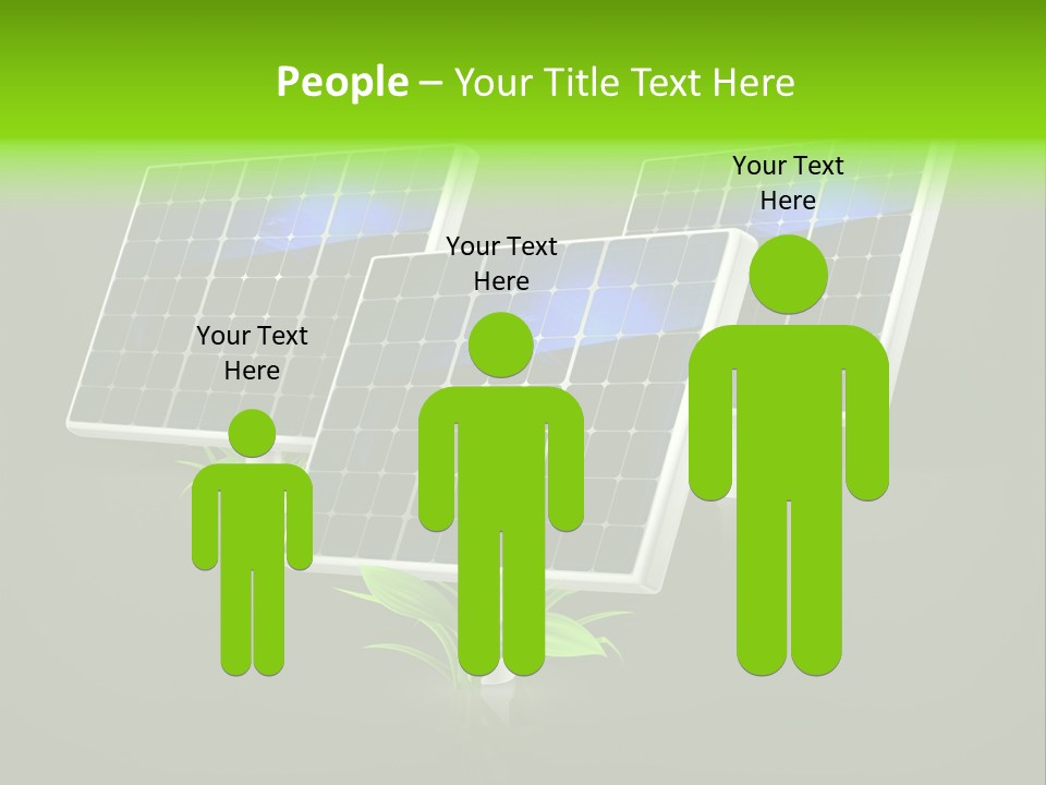Leaf Solar Volt PowerPoint Template
