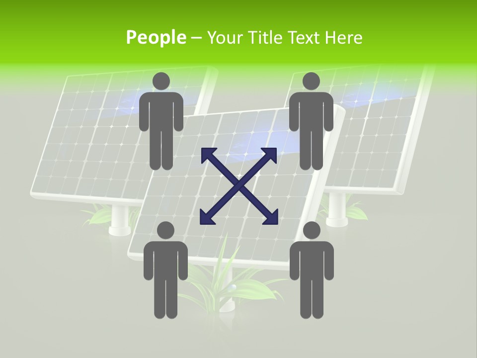 Leaf Solar Volt PowerPoint Template
