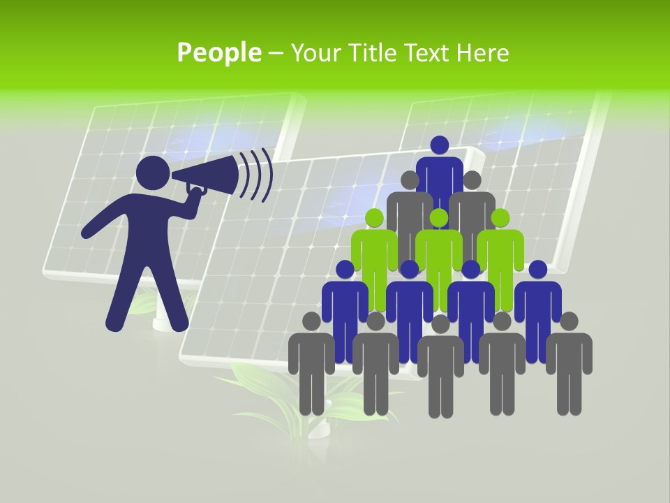 Leaf Solar Volt PowerPoint Template