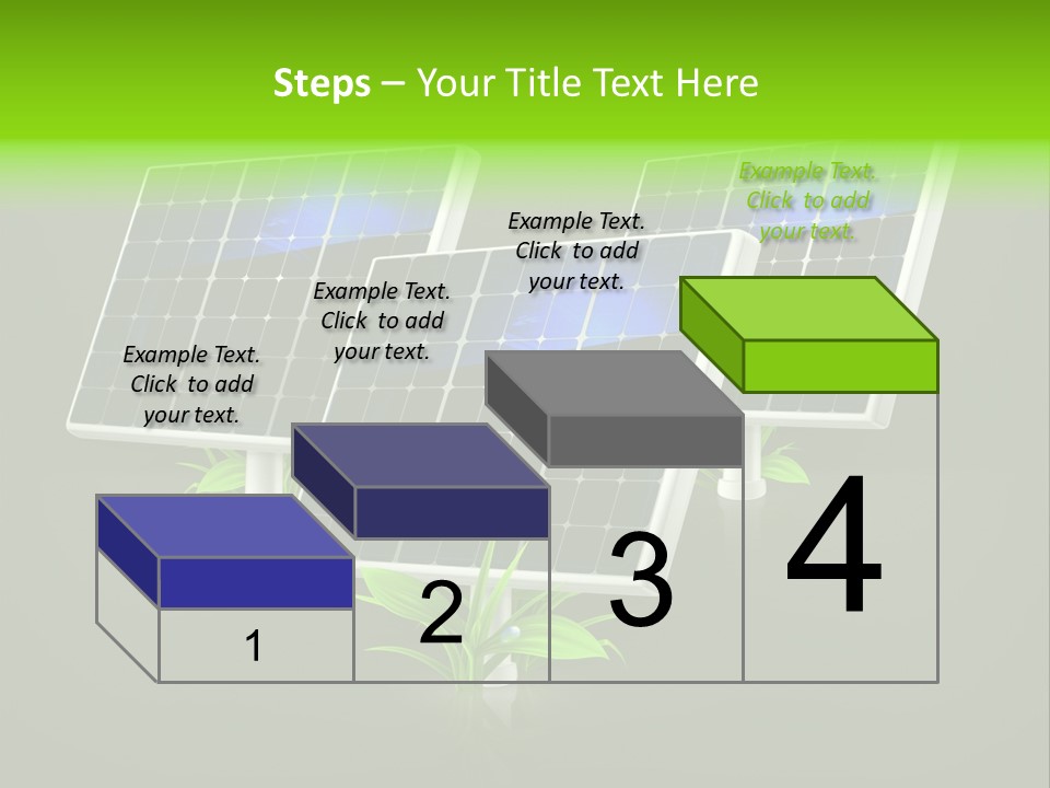 Leaf Solar Volt PowerPoint Template