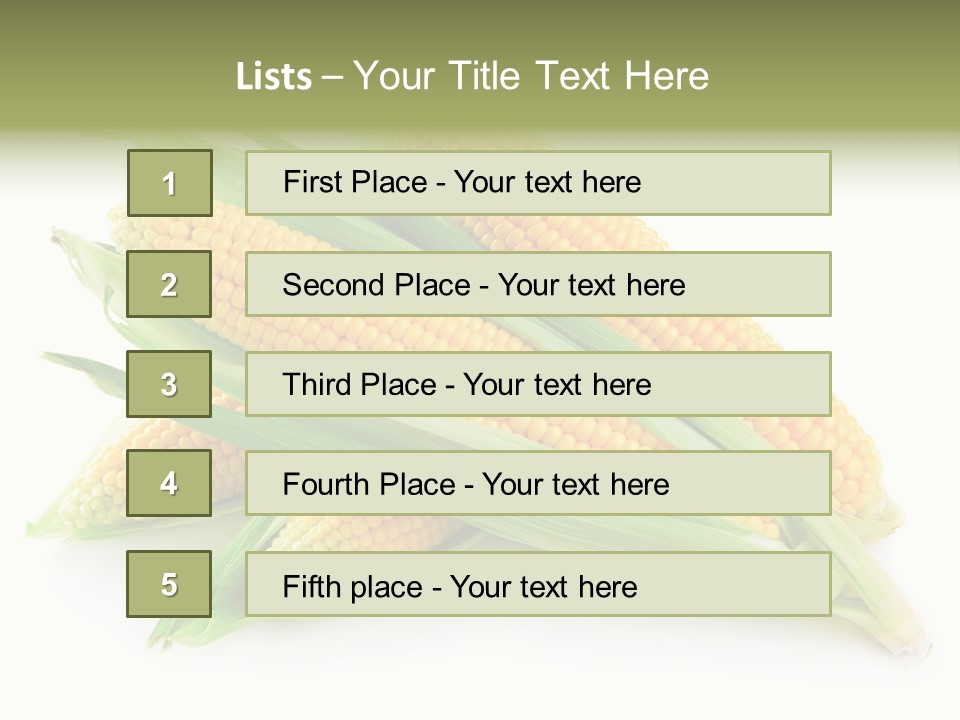 Grain Wet Nutrition PowerPoint Template