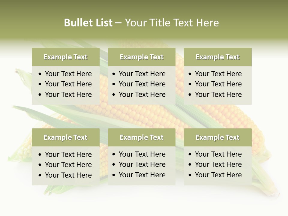 Grain Wet Nutrition PowerPoint Template