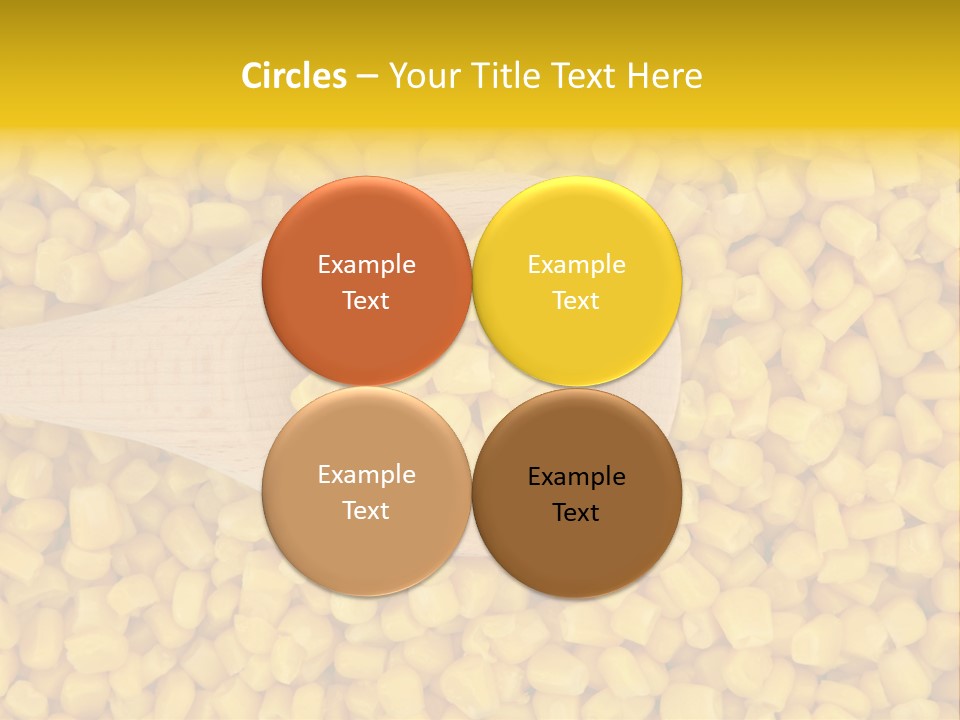 Sweetcorn Utensil Maize PowerPoint Template