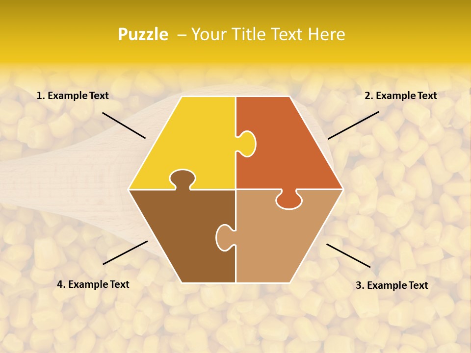 Sweetcorn Utensil Maize PowerPoint Template