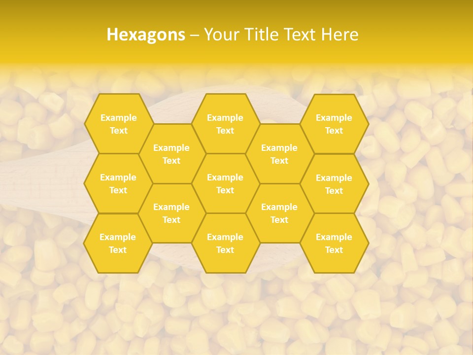 Sweetcorn Utensil Maize PowerPoint Template