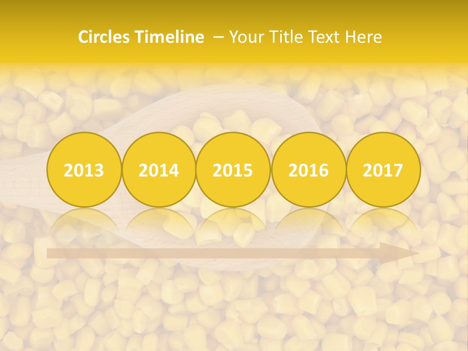 Sweetcorn Utensil Maize PowerPoint Template