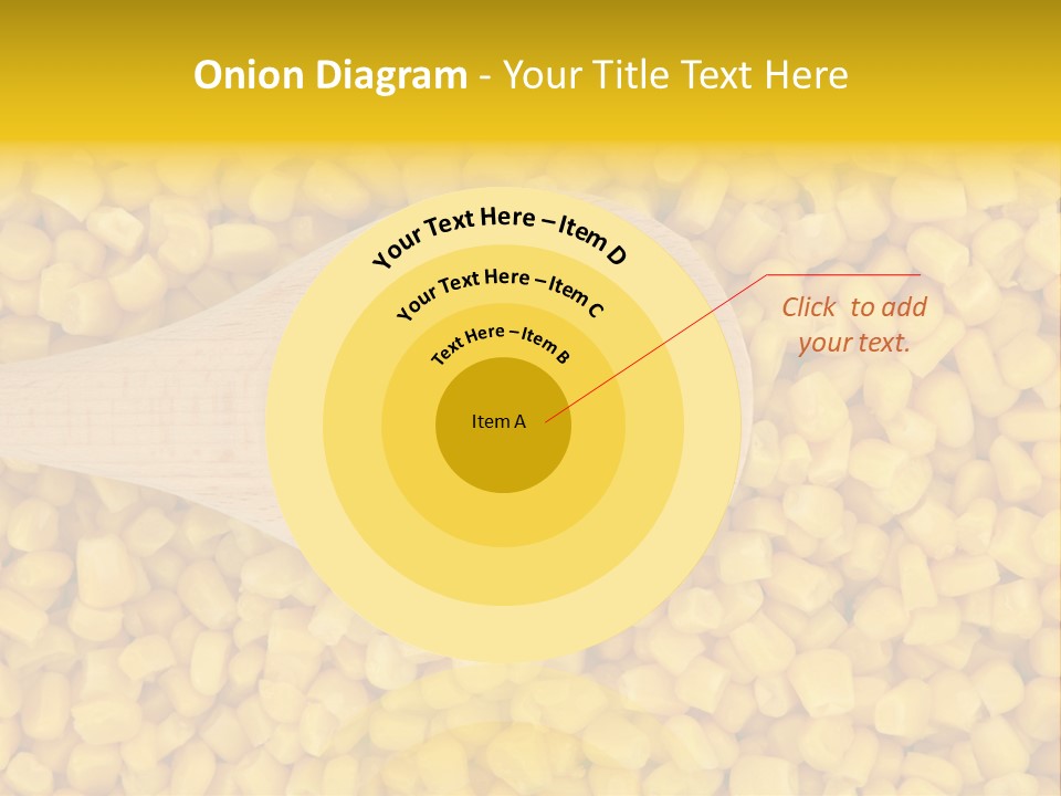 Sweetcorn Utensil Maize PowerPoint Template