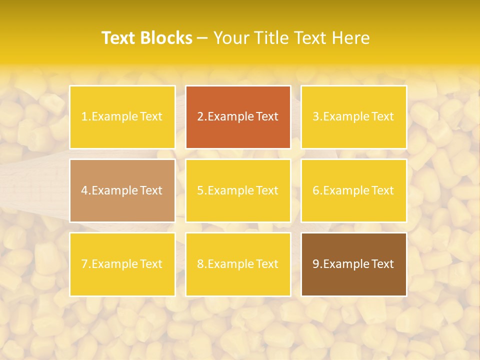 Sweetcorn Utensil Maize PowerPoint Template
