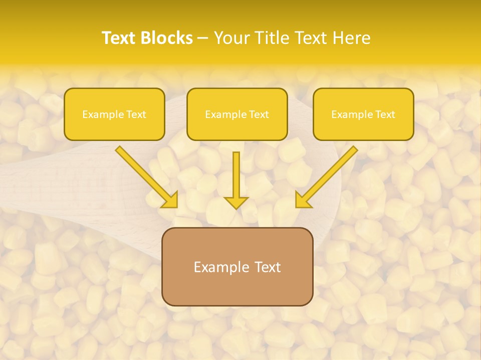 Sweetcorn Utensil Maize PowerPoint Template
