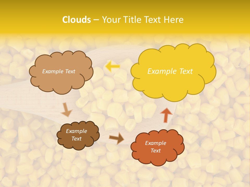 Sweetcorn Utensil Maize PowerPoint Template