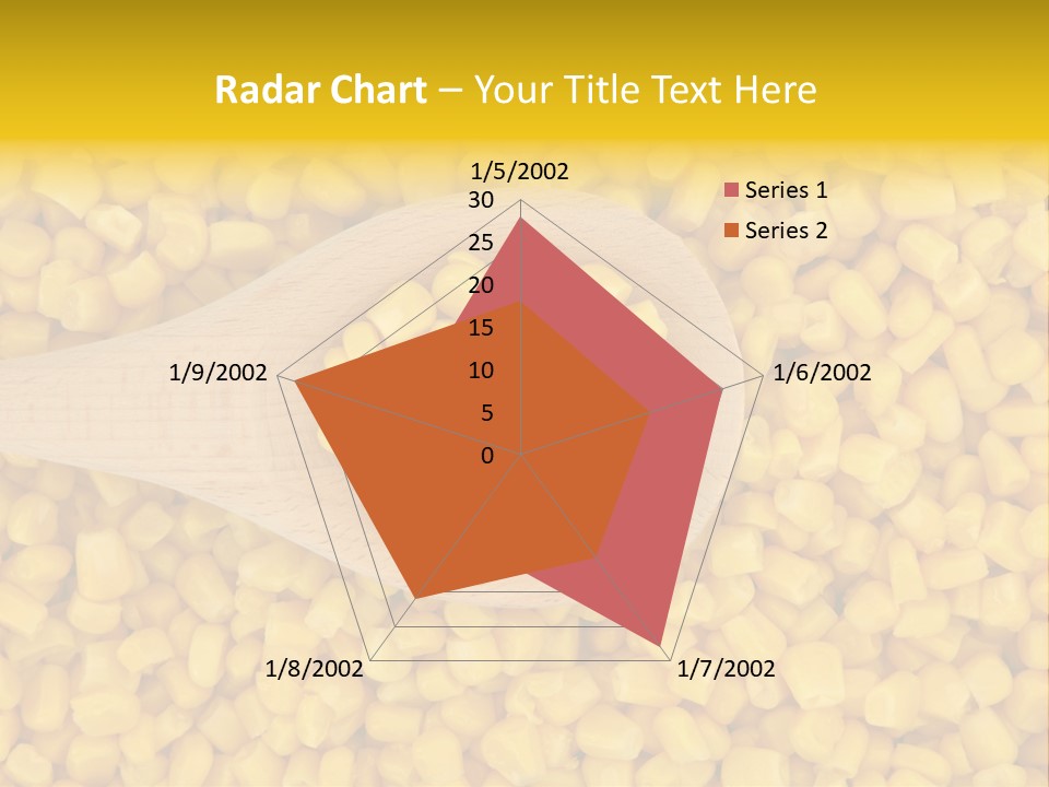 Sweetcorn Utensil Maize PowerPoint Template