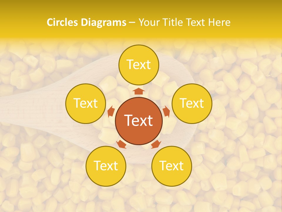 Sweetcorn Utensil Maize PowerPoint Template