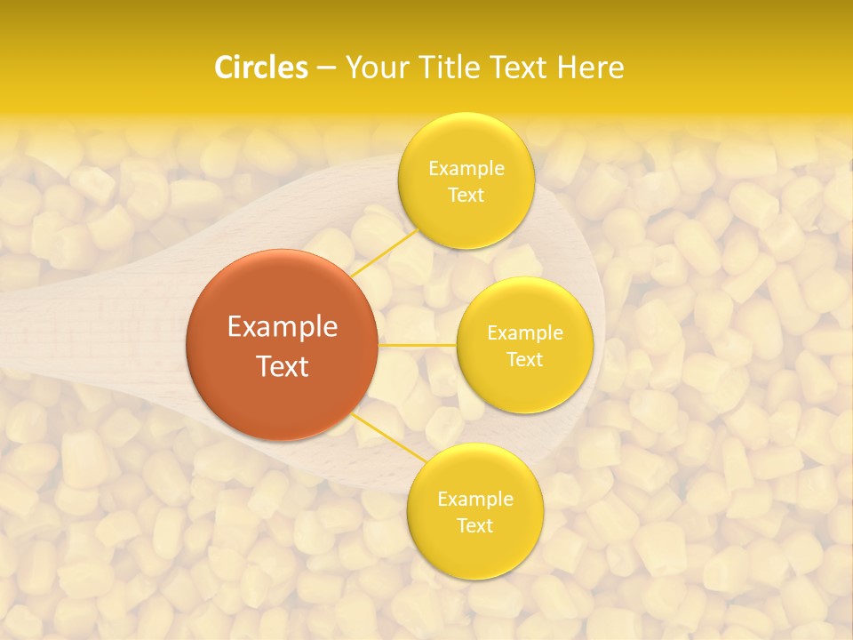 Sweetcorn Utensil Maize PowerPoint Template