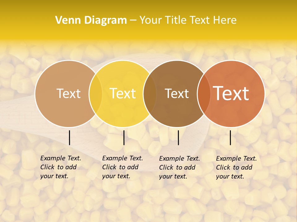 Sweetcorn Utensil Maize PowerPoint Template