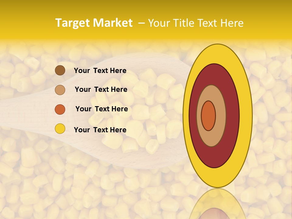 Sweetcorn Utensil Maize PowerPoint Template