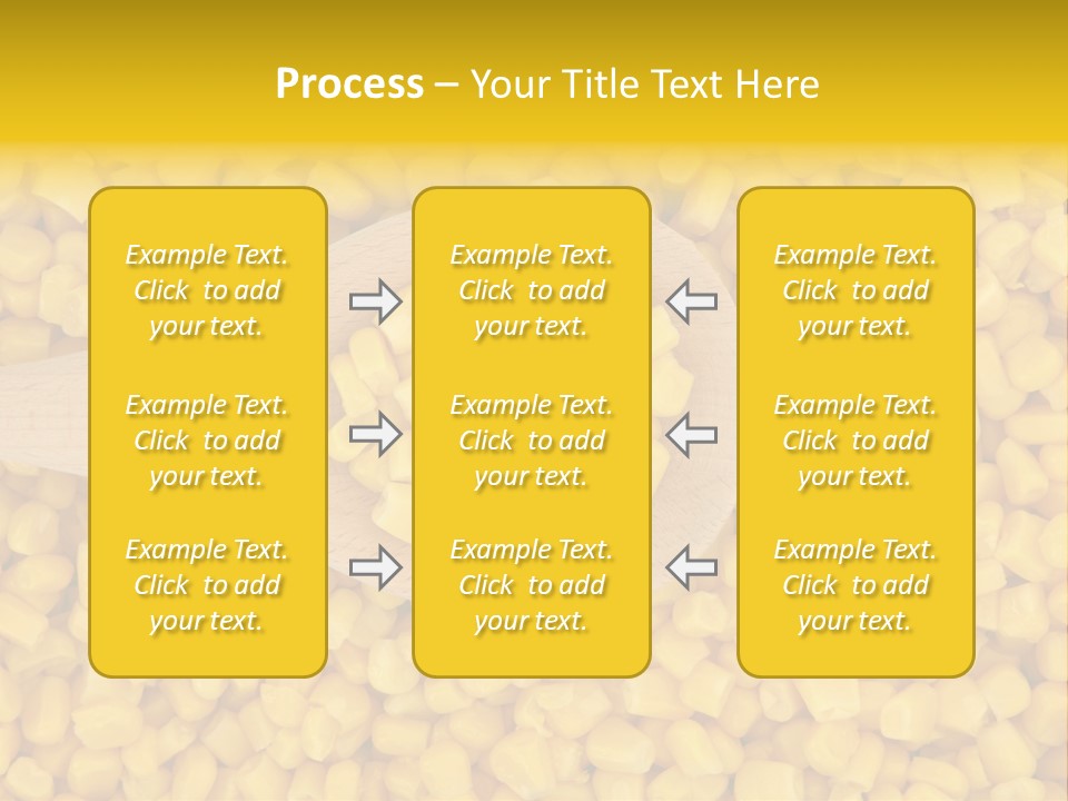 Sweetcorn Utensil Maize PowerPoint Template
