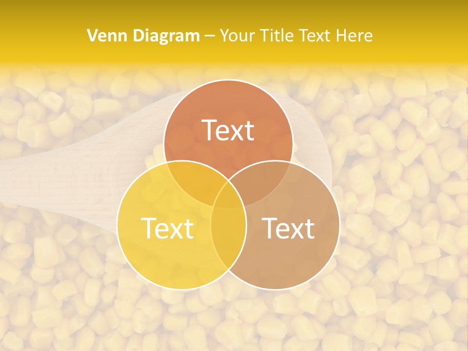 Sweetcorn Utensil Maize PowerPoint Template