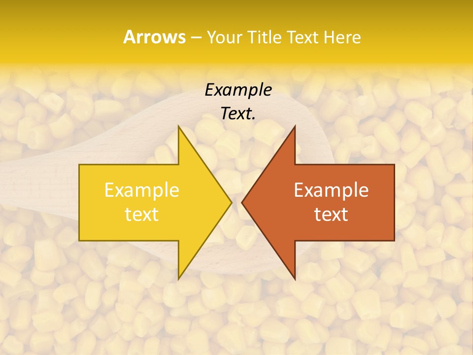 Sweetcorn Utensil Maize PowerPoint Template