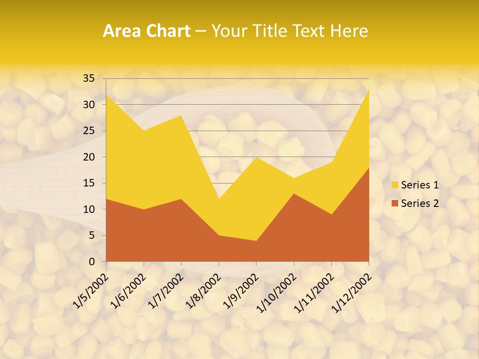 Sweetcorn Utensil Maize PowerPoint Template