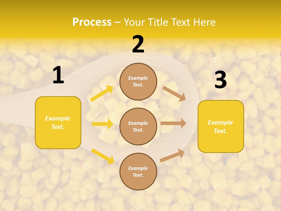 Sweetcorn Utensil Maize PowerPoint Template