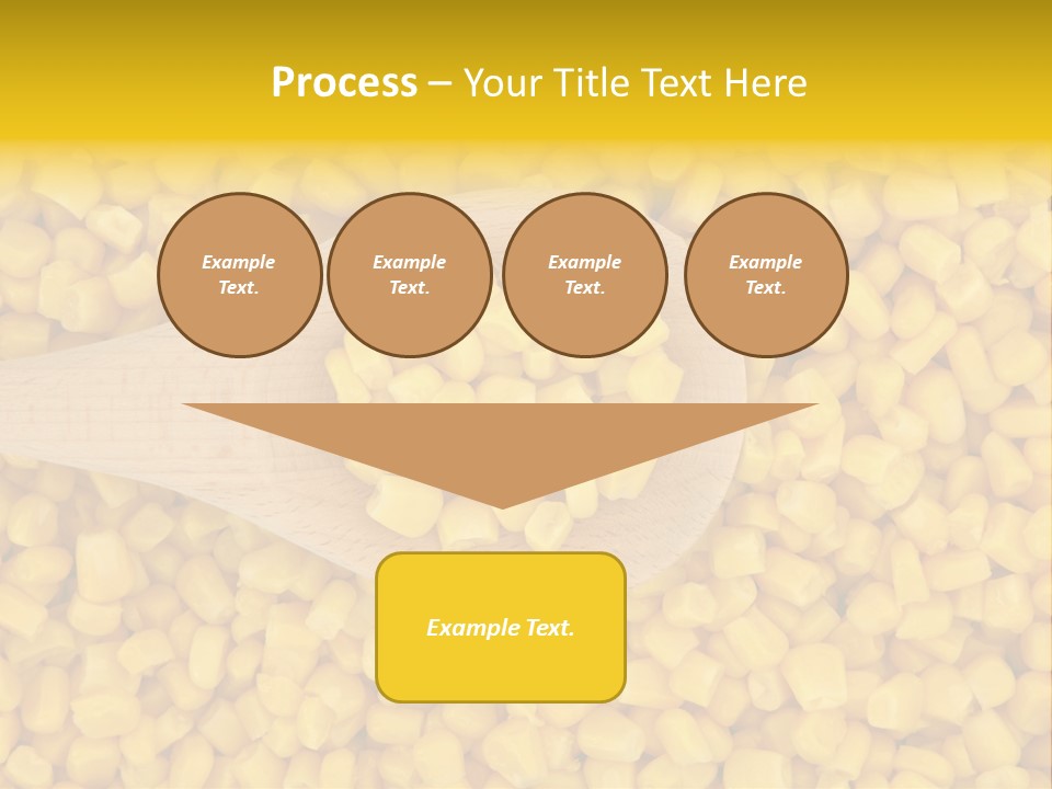 Sweetcorn Utensil Maize PowerPoint Template