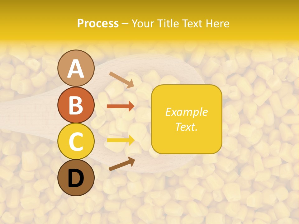 Sweetcorn Utensil Maize PowerPoint Template