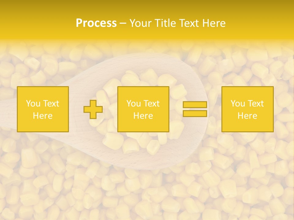 Sweetcorn Utensil Maize PowerPoint Template