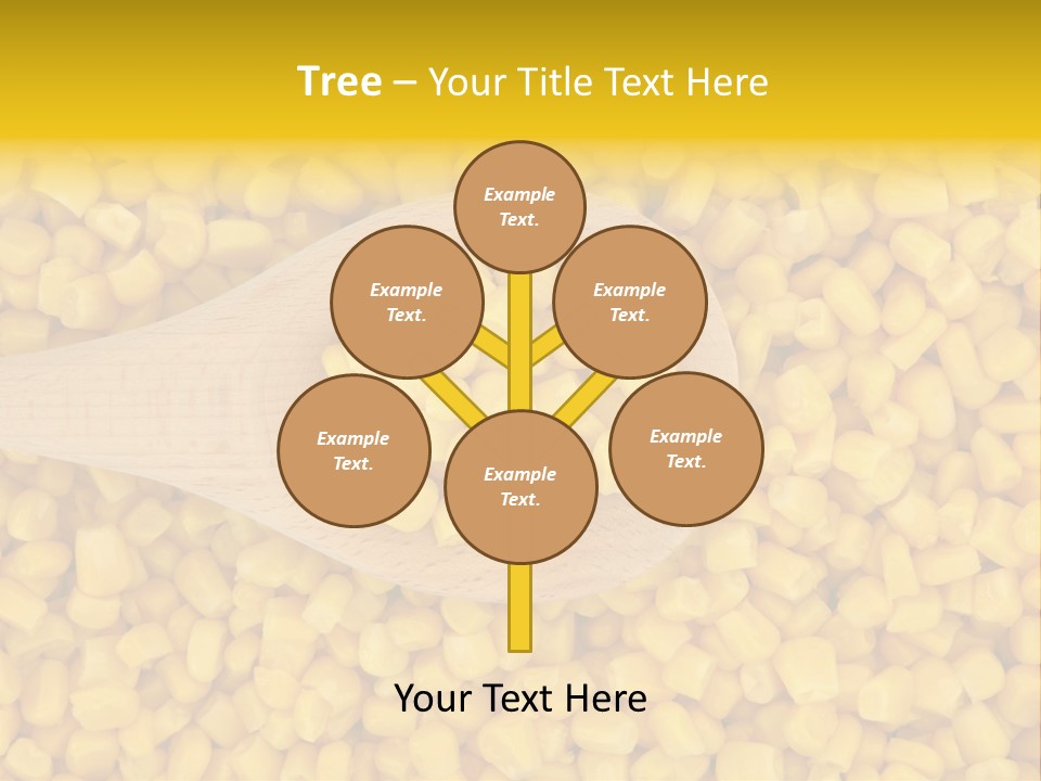 Sweetcorn Utensil Maize PowerPoint Template
