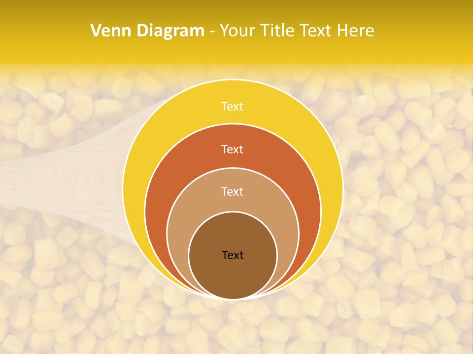 Sweetcorn Utensil Maize PowerPoint Template