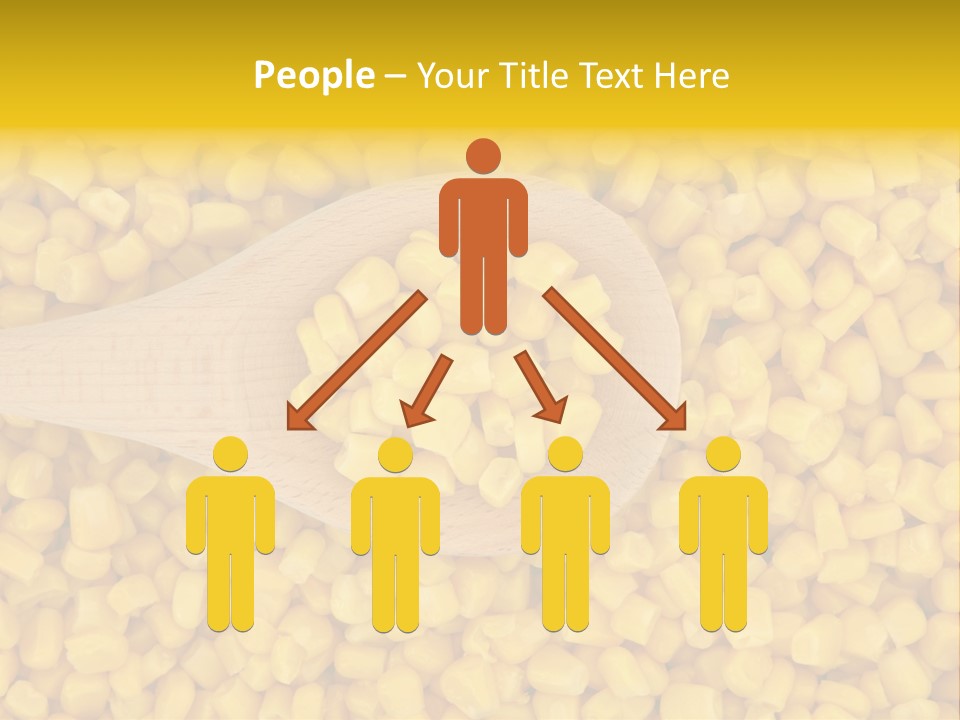 Sweetcorn Utensil Maize PowerPoint Template