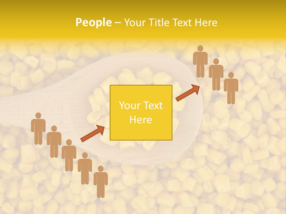 Sweetcorn Utensil Maize PowerPoint Template